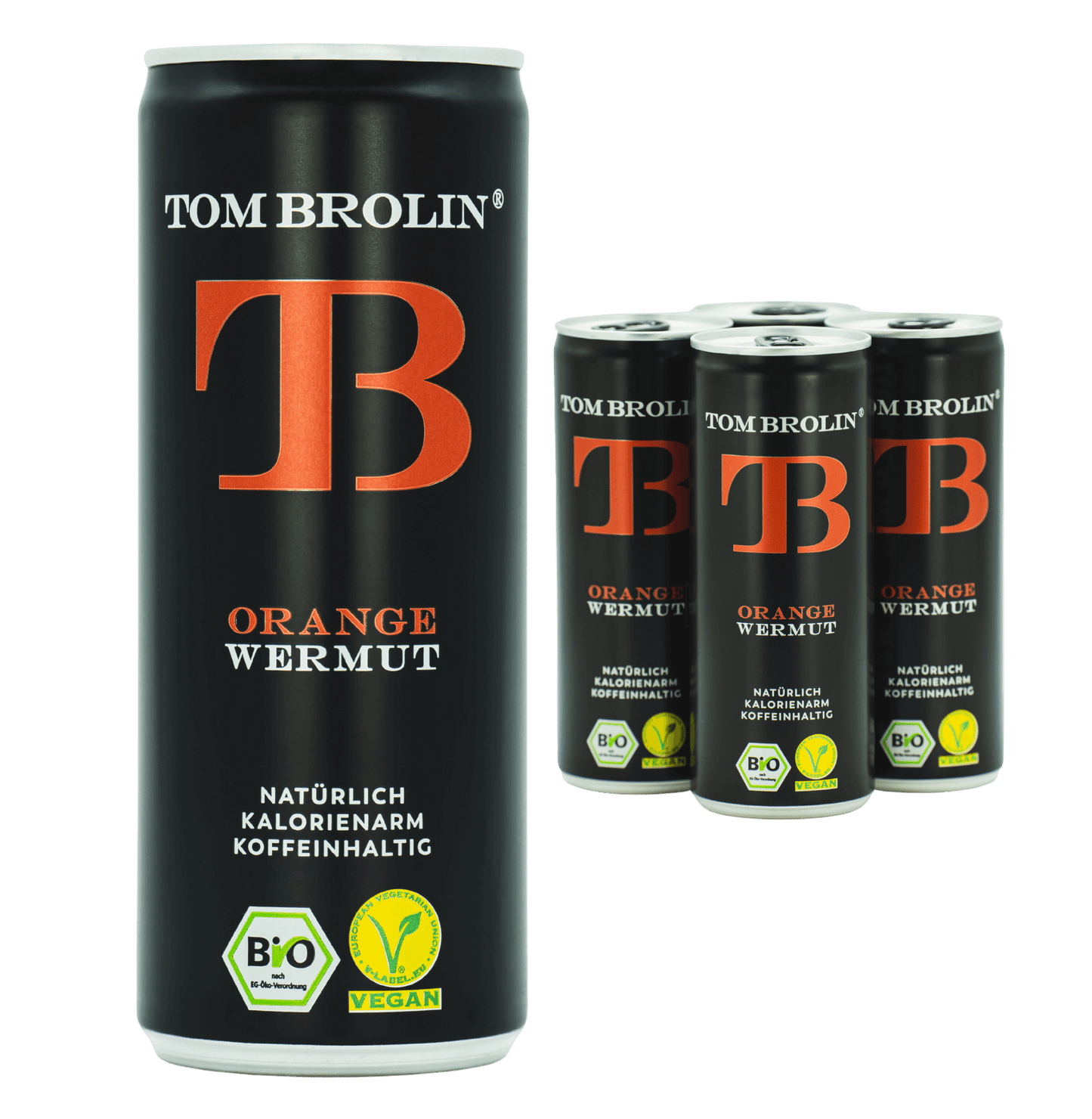 TOM BROLIN - Orange Wermut Bio Probierpaket (4 × 250 ml)