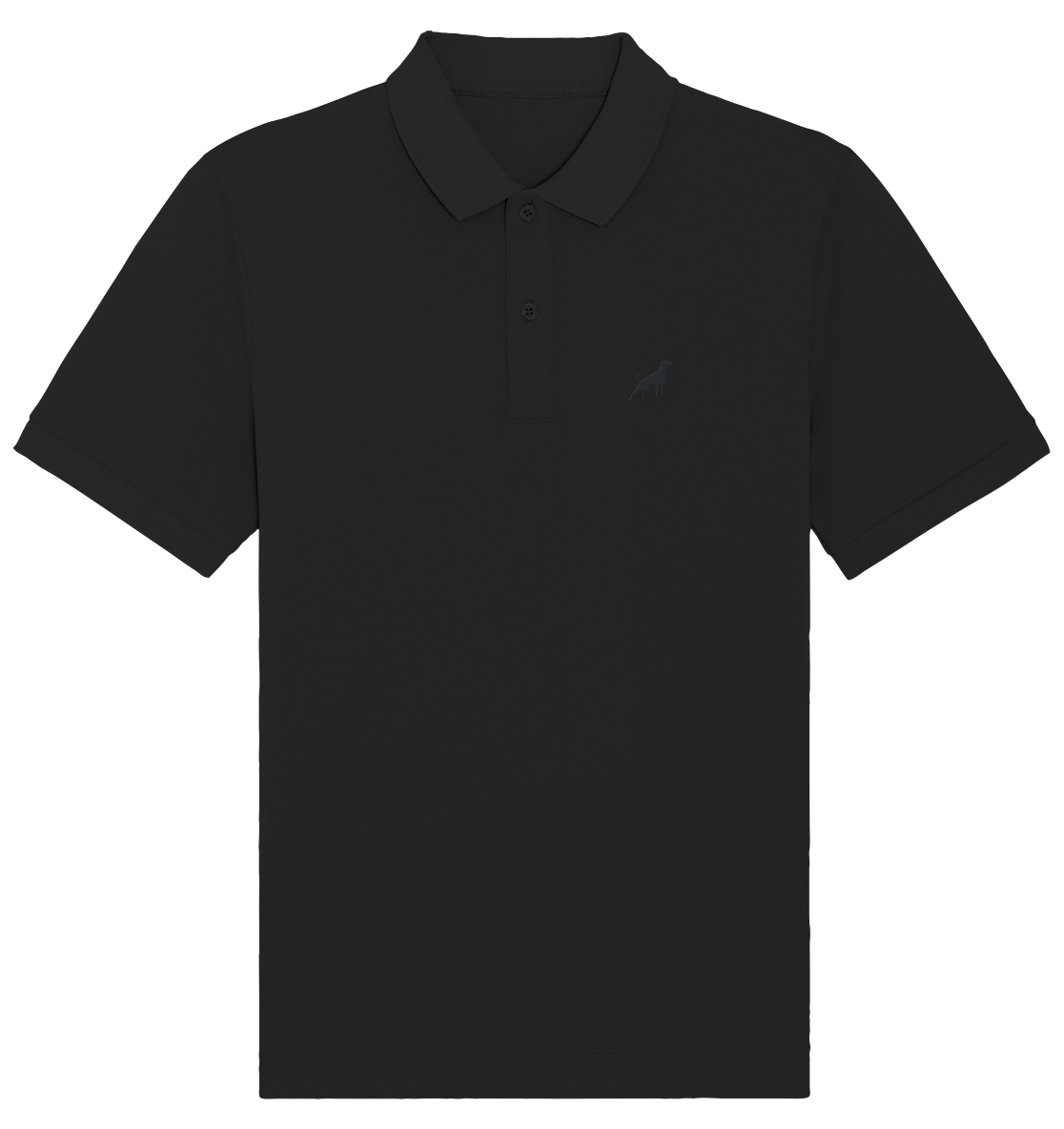 TOM BROLIN - Black Underdog - Organic Poloshirt (Stick)
