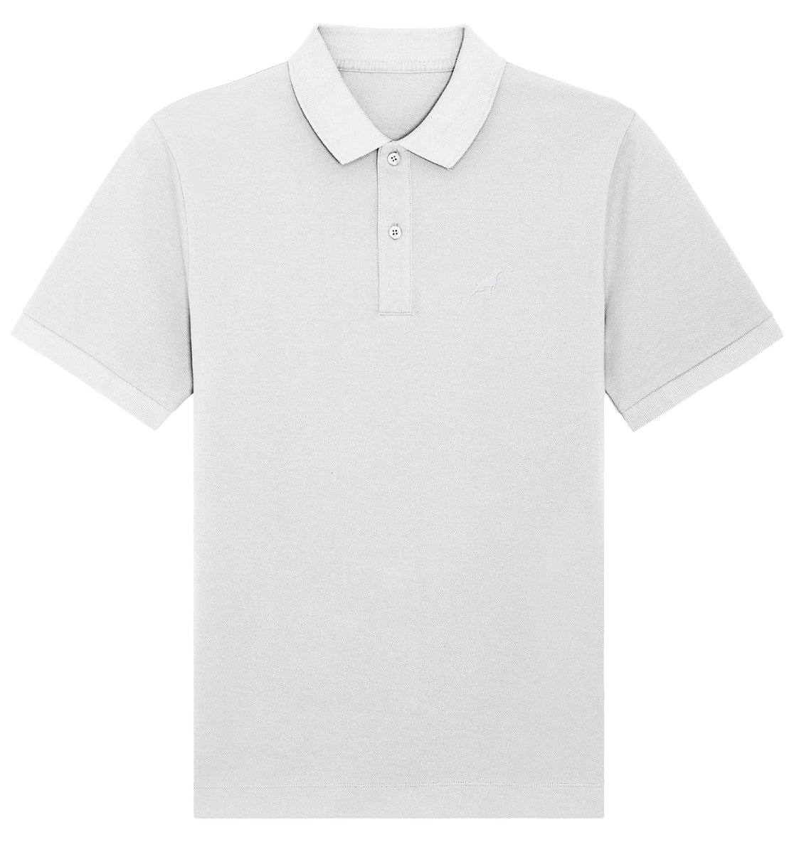 TOM BROLIN - White Underdog - Organic Poloshirt (Stick)
